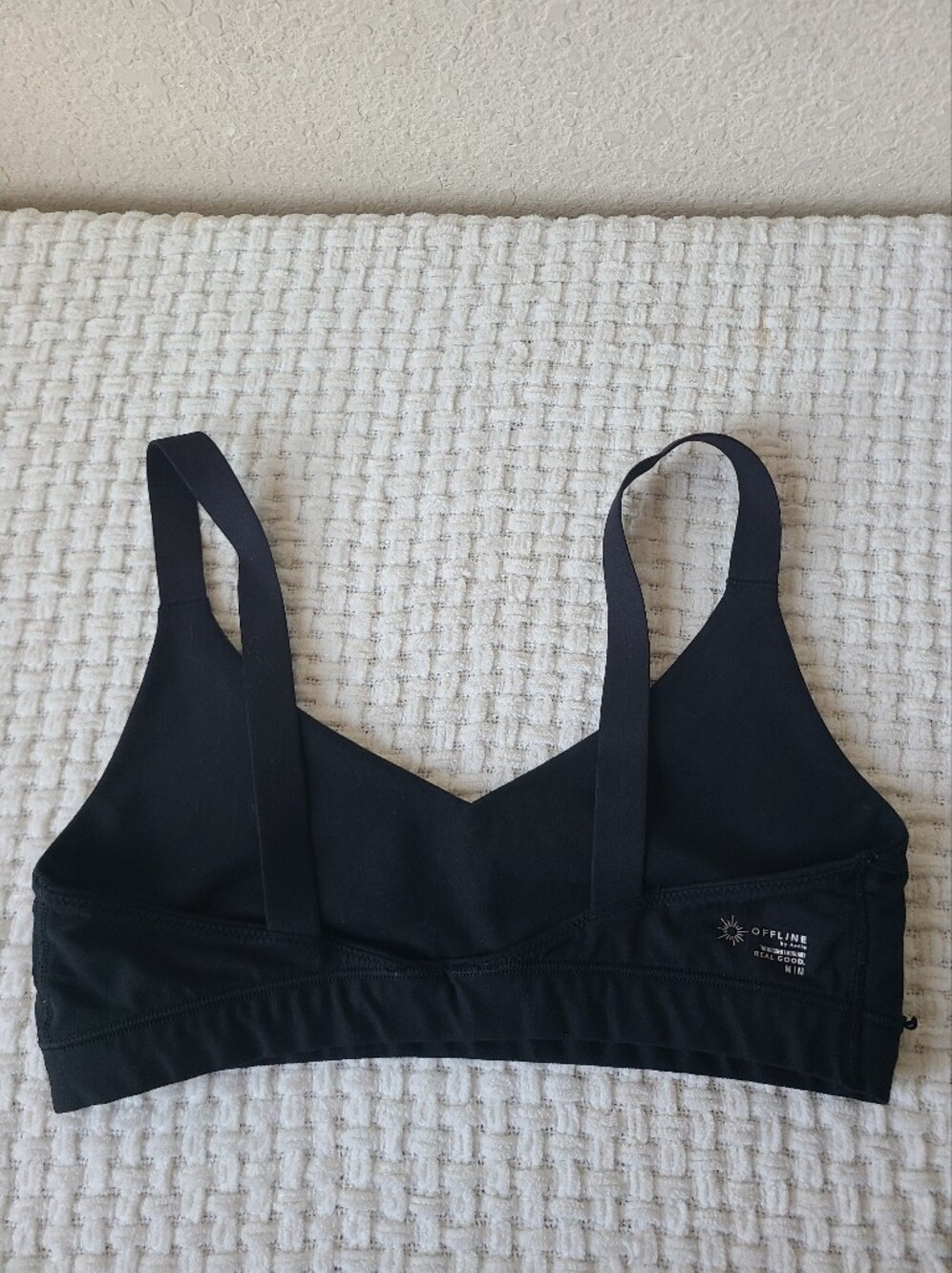 Offline by Aerie Black Wireless Bralette - Women Size M - Picture 3 of 8